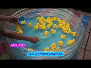2722 水に浮くすくい用おもちゃ うきうきピヨピヨあひる