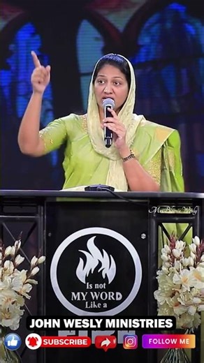 Mrs.Blessie Wesly Short Message#johnweslyreal #johnweslyministries #blessiewesly #weslyboysofficial