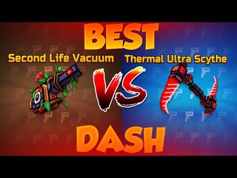 BEST Dash Weapons to Use (Second Life Vacuum vs Thermal Ultra Scythe) Pixel Gun 3D