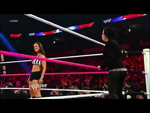 Team Hell No VS CM Punk & Dolph Ziggler and AJ Lee as special guest referee Raw Oct 1, 2012