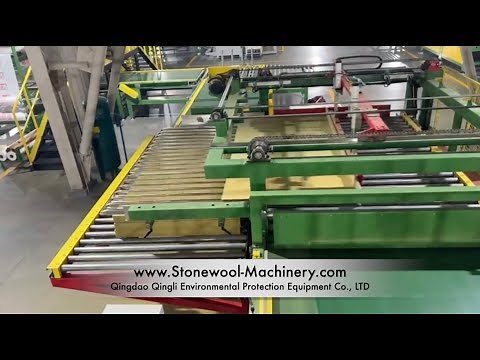 Rock wool board packing machine with palletizing robot - Qingdao Qingli Environmental Protection