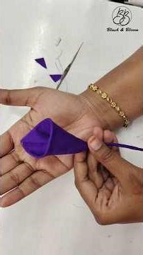 Invisible Triangle Tassel Making video ✅ #tailoringtips #tailoringchannel