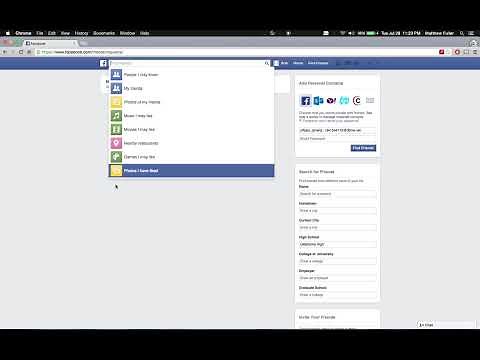 Facebook - How to Find High School Friends
