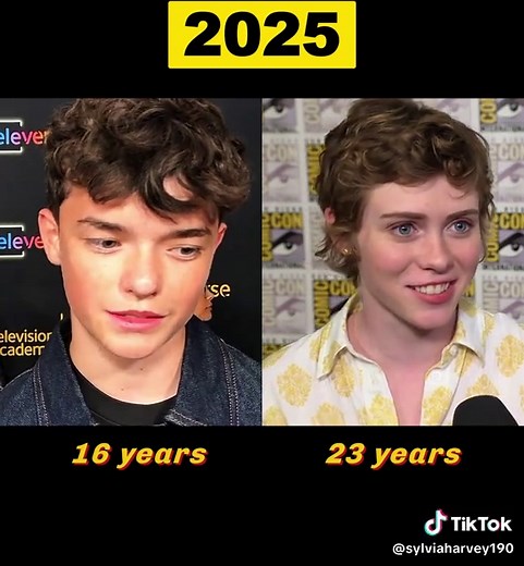 Evolution of Owen Cooper and Sophia Lillis #owencooper #sophialillis #evolution #throughtheyears #celebrity
