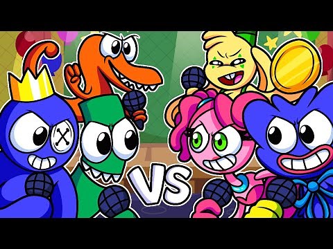 Rainbow Friends Vs Poppy Playtime 🎤 FNF Rainbow Friends Animation