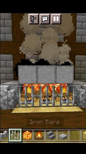 Minecraft - How to Make a Smoking Chimney With Simple Materials NO MODS! (Tutorial Easy)