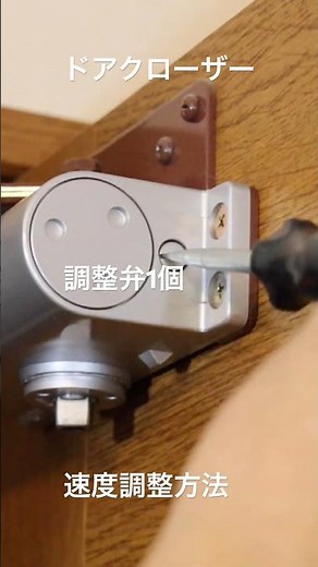 How to adjust the speed of a door closer with one adjustment valve #doorcloser #oneadjustmentvalv...