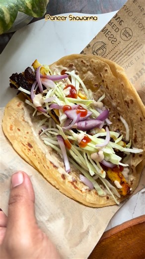 Sneha | Paneer Shawarma… Ingredients - Paneer 4 tbsp thick curd Red chilli powder Haldi powder Dhania powder Jeera powder Salt Black salt... | Instagram