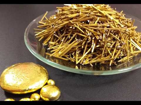Gold Recovery From High Grade Gold Plated Pins