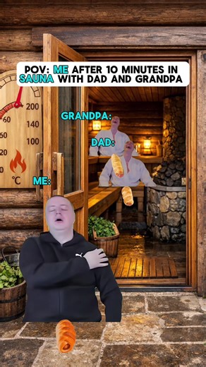Family Sauna Experience with Dad and Grandpa