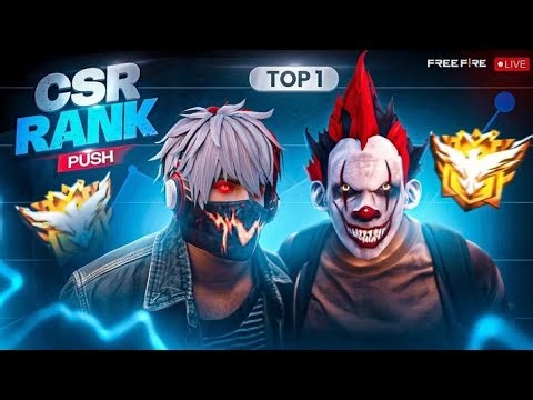 "🔥 LIVE FREE FIRE CS RANK PUSH: Dominate the Battlefield with INSANE Strategies! 🎮🏆"