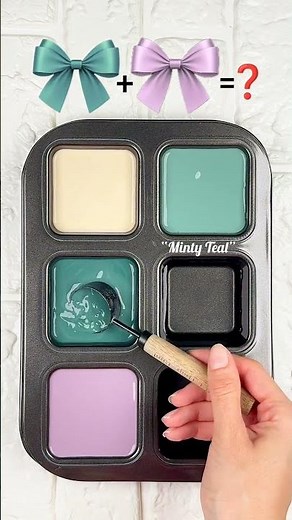 3 Soft Color Mixes You’ll Want to Save 🎨 | Calm & Aesthetic Palette #colormixing #artshorts #asmr