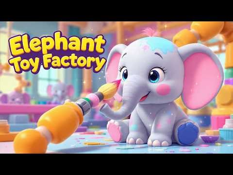 Inside the Elephant Toy Factory – (Full Process) How Cute Toys Are Made