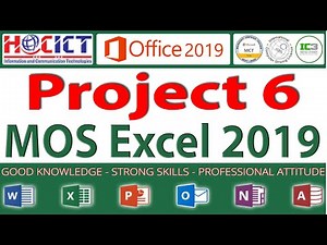 Project 6: MOS Excel 2019 | HOCICT's Questions - MOS 2019 Practice Exam - Full Projects for MOS 2019