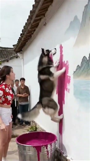 Rain, Bird Umbrella, Doggy Art & Super Dishwash 😂🐦🐶🍽️ #shortfeed