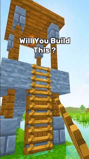 Minecraft How To Build Small Slide 😱 #minecraft #shorts