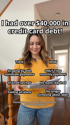35 reactions | Credit card debt, beat it! Try 1 affordable monthly payment instead. 拾 | Freedom Debt Relief | Facebook