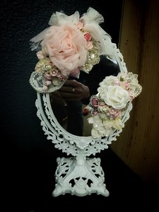 Table Top Shabby Chic Mirror - Etsy