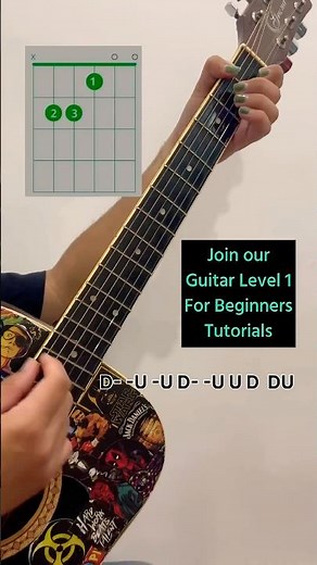 Easy Guitar Strumming Pattern for Beginners 🎸 Learn Songs