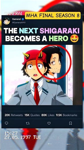 THE NEXT SHIGARAKI becomes a HERO 🤩😱 | #myheroacademia #edit #mha #amv #anime