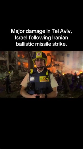 Severe Damage in Tel Aviv from Missile Strike