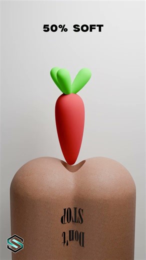 0% vs 100% Softness Physics Simulation for Beginners