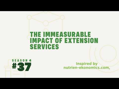 The Immeasurable Impact of Extension Services