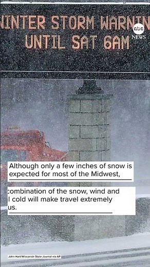 Winter storm cancels over 2,000 flights: Your holiday forecast | ABC News