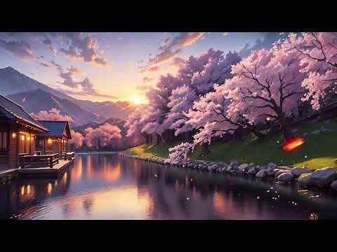 Japanese flute music, Soothing, Relaxing, Healing, Meditation, Studying, Sleeping, Ambient Music 🎵🌙