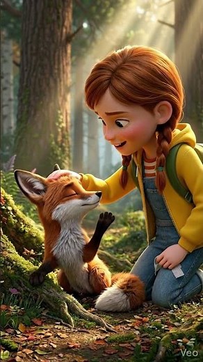 Little Girl Saves Injured Fox 🦊 | Heartwarming 3D Animated Short Story