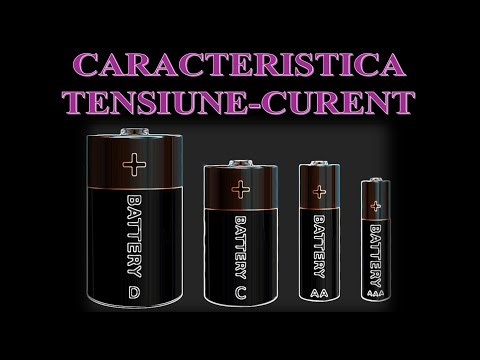 CARACTERISTICA TENSIUNE-CURENT A UNEI SURSE CHIMICE (EXPERIMENTE 06)