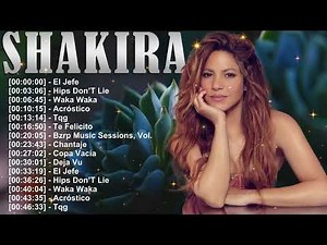 Shakira – Grandes éxitos 2025 – Álbum completo con Whenever Wherever y éxitos inolvidables