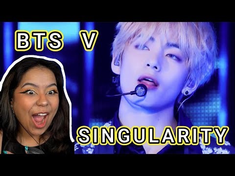 BTS V - Singularity Live at Love Yourself World Tour in Tokyo Dome | FIRST TIME REACTION