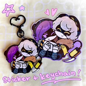 N X Uzi Keychain & Sticker - Etsy