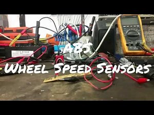 ABS sensor. Wheel speed sensor types. Bench testing. How to make an ABS Testing tool