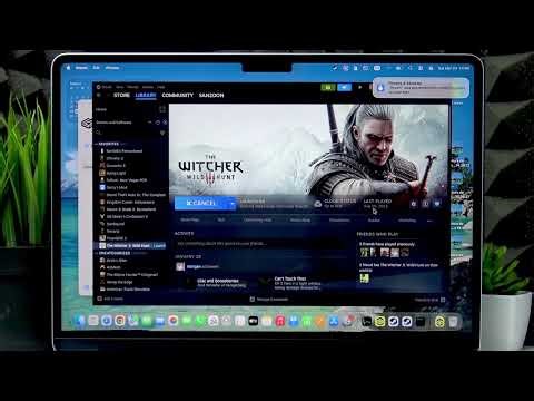 Comment installer et jouer à Witcher 3 sur MacBook Air M5 (DLSS activé)