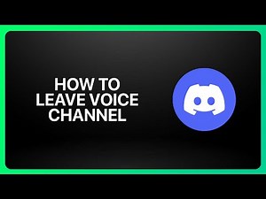How To Leave Voice Channel In Discord ! Tutorial