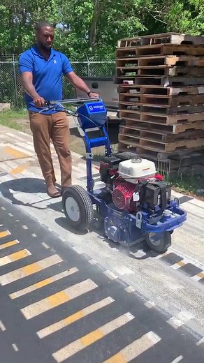 High Production Line Removal with Graco GrindLazer HP DC1013 G DCS