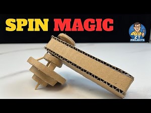 DIY Cardboard Spinning Top | Easy STEM Toy