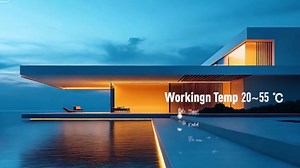 Shine Decor IP68 Waterproof LED Strip Light, 24V Pool Rated Submersible Silicone Neon, Underwater Outdoor LED Rope Light for Pool Fountain Waterfall Bathtub, 16x16mm, Warm White, 3.28FT