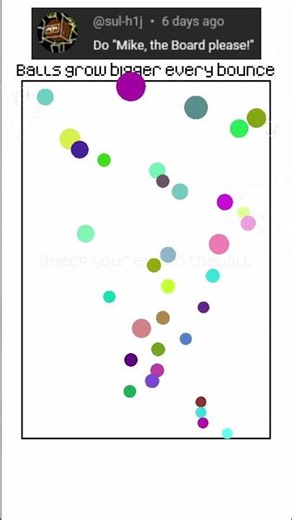 [Deltarune Chapter 3 Music] MIKE, the BOARD, please! - Toby Fox (Musical Ball Simulation)