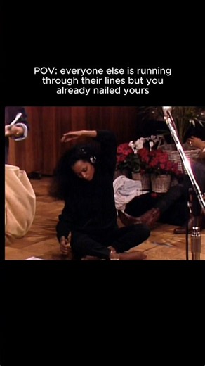 Diana Ross being the icon she is.