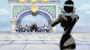 What a satisfying moment. 👐👐👐👐 [via Ep. 301 - Merry Route binge] https://funi.to/31tUaKS | One Piece
