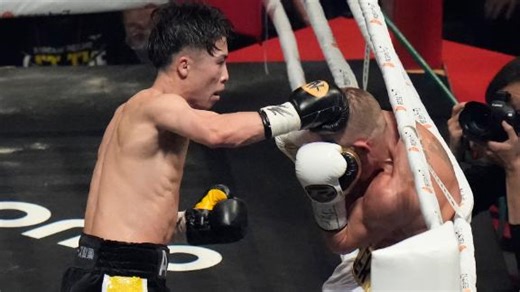 Naoya Inoue toys with Paul Butler before winning by TKO