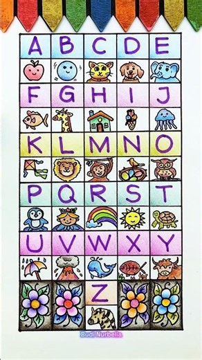 Fun alphabet learning with pictures #learn #learning #kidslearning