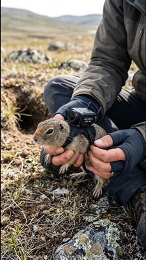 What It Feels Like to Be an Arctic Ground Squirrel #viral #NatureShorts #Squirrel #Animals #shorts