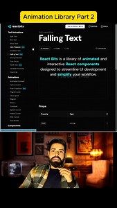 6.3K views · 15 reactions | Comment “React” or “Animation” to receive link in your DMs, and make sure you are following this page - otherwise, the link won’t be sent to your DMs. . . . https://www.reactbits.dev/animations/magnet-lines Frontend development, web development, HTML, CSS, JavaScript, React Automation by @getlinkinchat #webdev #frontenddev #learntocode #javascript #reactjs #codinglife | De.code.dev | Facebook