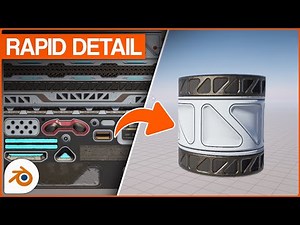 Blender Trim Sheets Tutorial: Add Details in Seconds | Create Game Assets in Blender