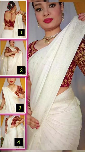 70K views · 842 reactions | Easy Steps for beginners 懶 Saree Draping Tutorial #beautynstyle #saree #sareedraping #sareepleating #trending | Beauty n Style | Facebook