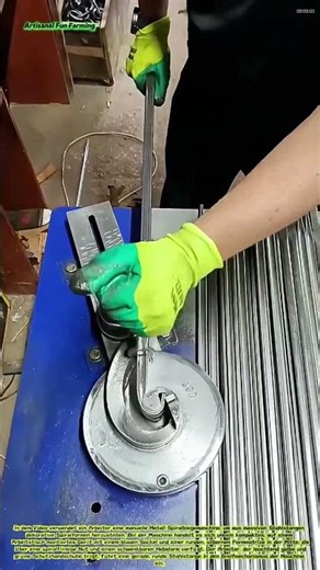 Die Spiralbiegemaschine: Herstellung von dekorativen Metallspiralen mit einer manuellen Maschine
